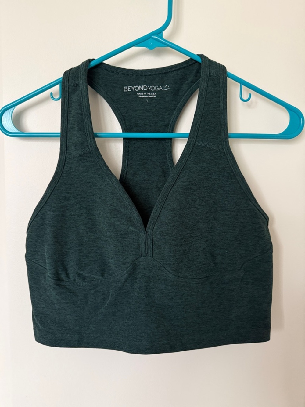 Beyond Yoga Forest Green Sports Bra